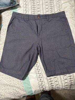 Bonobos Men's Heathered Navy Flat-Front Shorts
